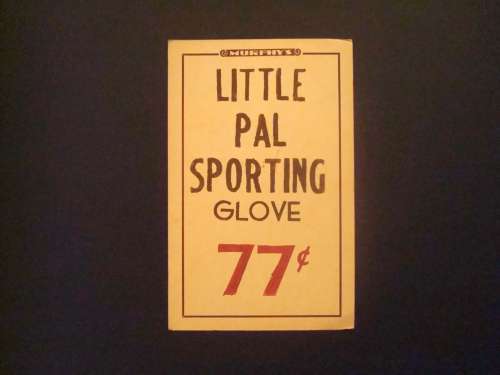 Little Pal Sporting Goods Sign